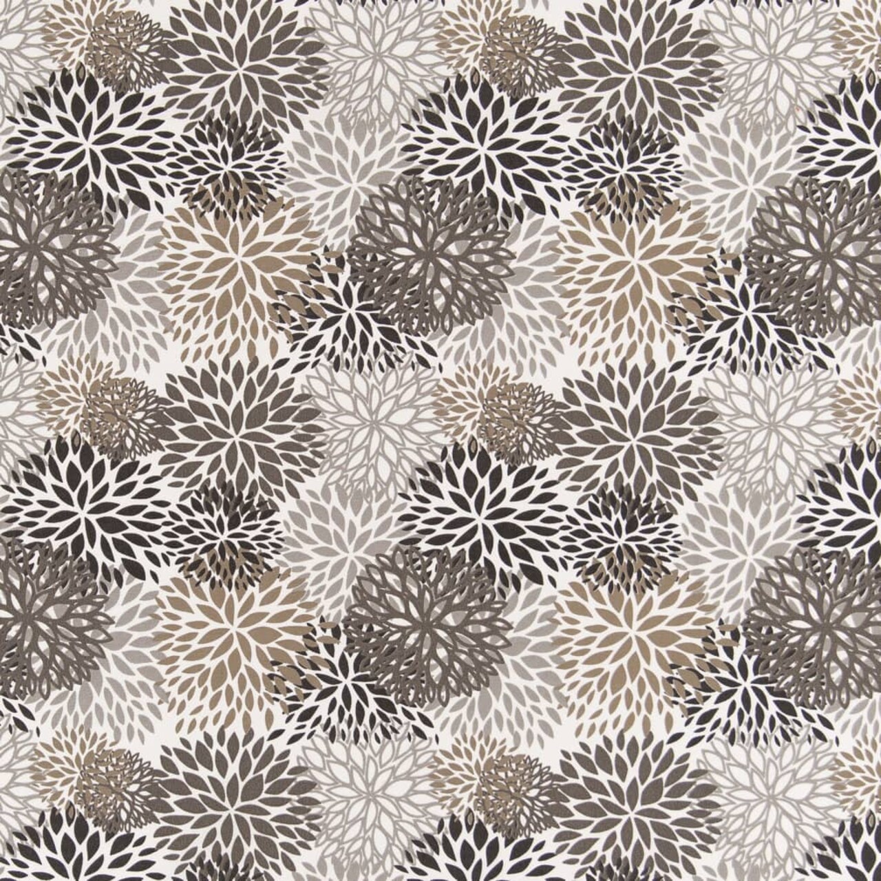 Hickory - Black,Brown Abstract & Geometric,Floral Upholstery Fabric 54 Inches"